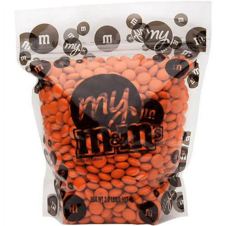 Orange M&M's Chocolate Candy - 1 lb Bag