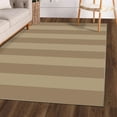 thumbnail image 1 of My Magic Carpet 5'x7' Machine Washable Non-Slip Faux Jute Area Rug - Anika Striped Natural, 1 of 5