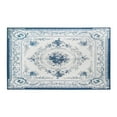 thumbnail image 1 of My Magic Carpet 3'x5' Machine Washable Non-Slip Kitchen Entryway Area Rug - Aubusson Blue, 1 of 6