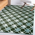 thumbnail image 1 of My Magic Carpet 5'x7' Machine Washable Non-Slip Dining Living Room Area Rug - Dula Dark Sage Green, 1 of 5