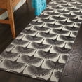 thumbnail image 1 of My Magic Carpet 2.5x7 Machine Washable Non-Slip Kitchen Hallway Runner Rug, Bird Flock Kettle Black, 1 of 5