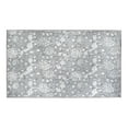 thumbnail image 1 of My Magic Carpet 3'x5' Machine Washable Non-Slip Kitchen Entryway Area Rug - Kalini Floral Grey, 1 of 6