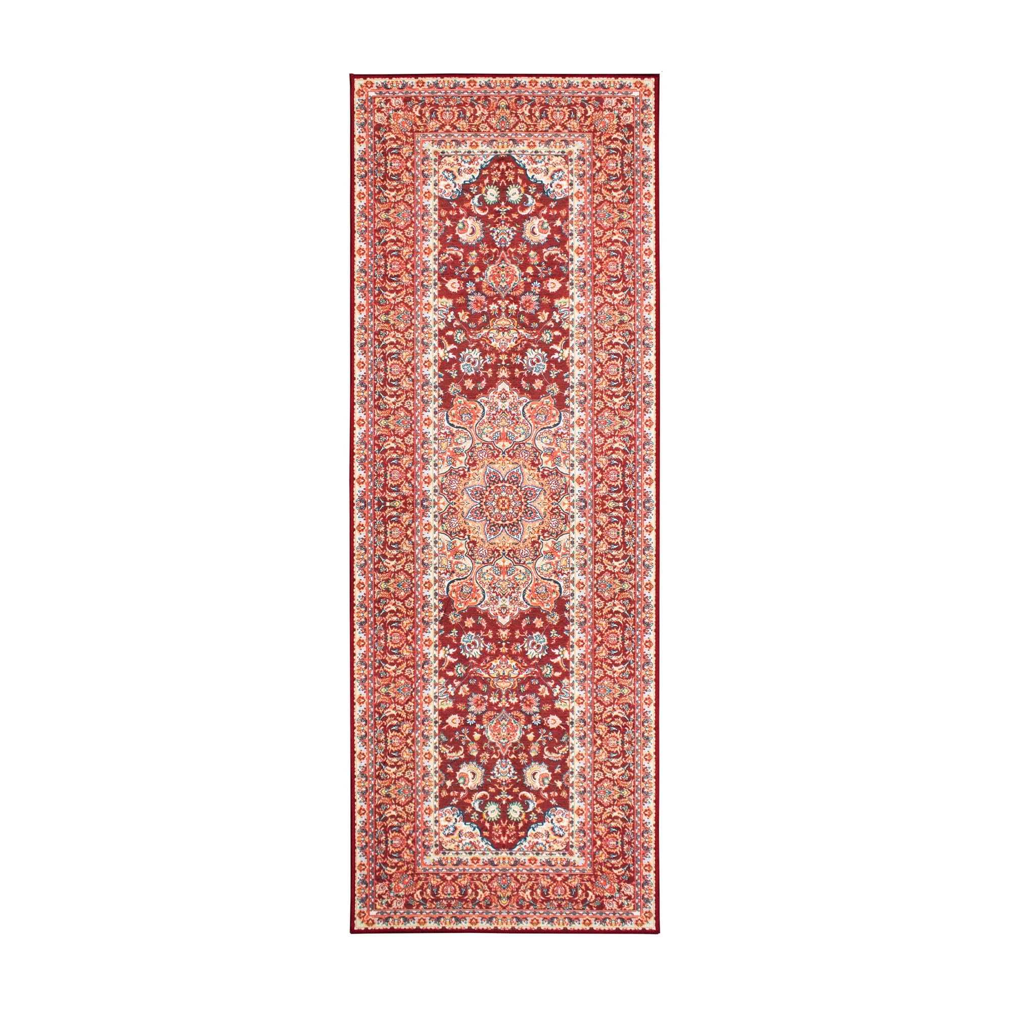 Ruby Red Runner Rug Free Shipping! My Magic Carpet Kenya Ruby Runner Rug - Machine Washable ...