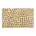 thumbnail image 1 of My Magic Carpet 3'x5' Machine Washable Non-Slip Kitchen Entryway Area Rug - Puff Dotty Honey Beige, 1 of 6
