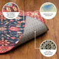 thumbnail image 1 of My Magic Carpet Machine Washable Rug Medina Moroccan Diamond Ivory 2.5' X 7' 6' Runner, 1 of 6