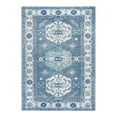 thumbnail image 1 of My Magic Carpet 5'x7' Machine Washable Non-Slip Dining Living Room Area Rug - Shary Blue, 1 of 6