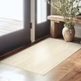 thumbnail image 1 of My Magic Carpet 3'x5' Machine Washable Non-Slip Kitchen Entryway Area Rug - Solid Cream, 1 of 6