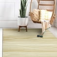 thumbnail image 1 of My Magic Carpet 5'x7' Machine Washable Non-Slip Dining Living Room Area Rug - Waves Natural, 1 of 6