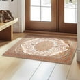 thumbnail image 1 of My Magic Carpet 3'x5' Machine Washable Non-Slip Kitchen Entryway Area Rug - Zahara Amber, 1 of 5