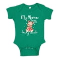 thumbnail image 1 of My Mamaw Loves Me Beary Much Baby Bodysuit One Piece 6 mo Kelly Green, 1 of 3