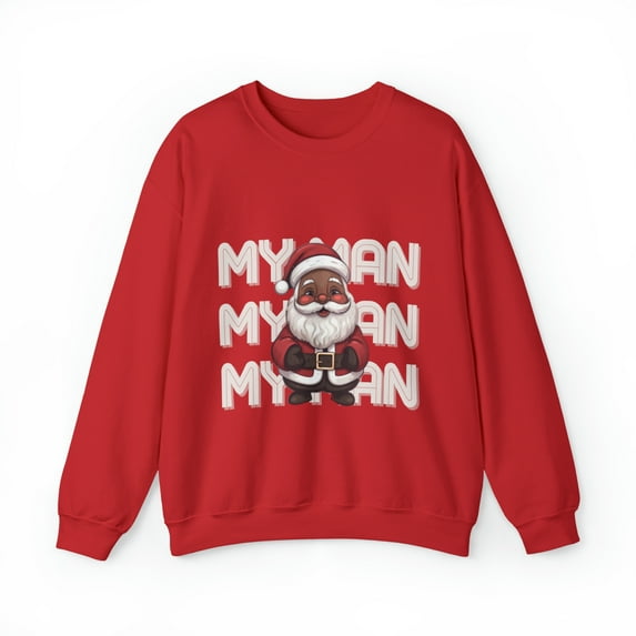 My Man Santa Unisex Heavy Blend™ Crewneck Sweatshirt