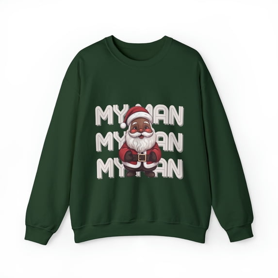 My Man Santa Unisex Heavy Blend™ Crewneck Sweatshirt