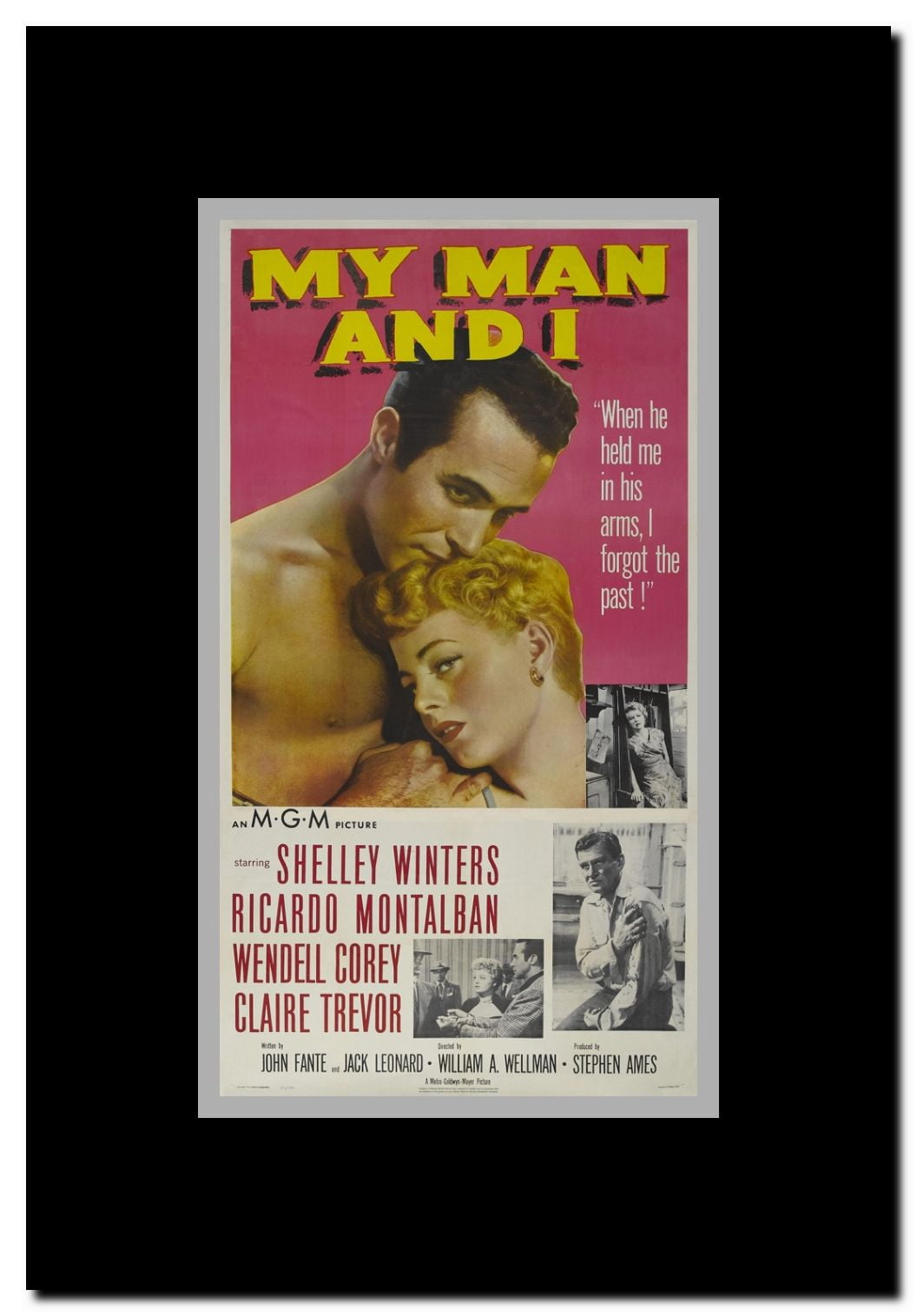 My Man and I Framed Movie Poster