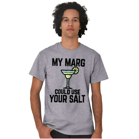 My Margarita Could Use Your Salt Men's Graphic T Shirt Tees Brisco Brands M