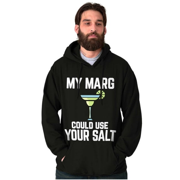 My Margarita Could Use Your Salt Unisex Plus Fleece Graphic Hoodie Brisco Brands 5X