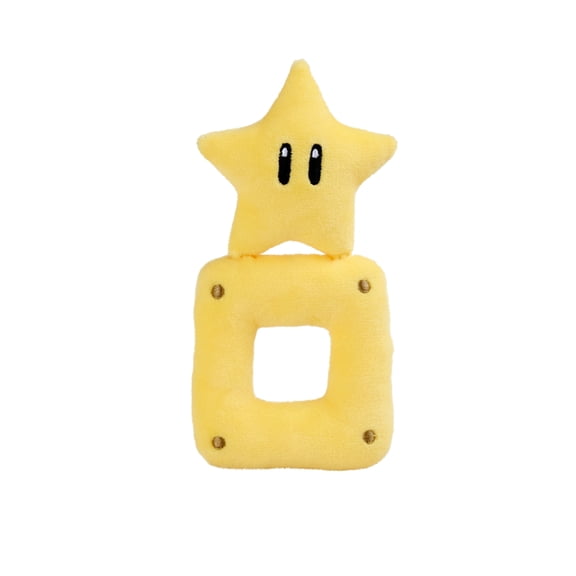 My Mario Baby Plush Rattle 6-Inch Star Sensory Grab Toy for Infants, Assorted Styles by Simba Toys
