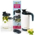 thumbnail image 1 of My Mason Makes - Fruit Infuser Water Bottle - with Thermal Jar - Compatible with All Glass, 1 of 7