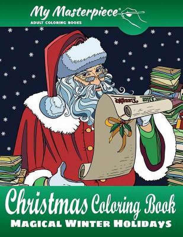 Barnes and Noble Winter Coloring Book For Adults and Seniors: Holiday  Coloring Book For Adults and Seniors
