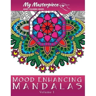 Bulk Adult Coloring Book Set for Men, Women - 6 Pc Relaxation at Home  Advanced Coloring Book Bundle with Colorful Home, Mandalas, and Meditative