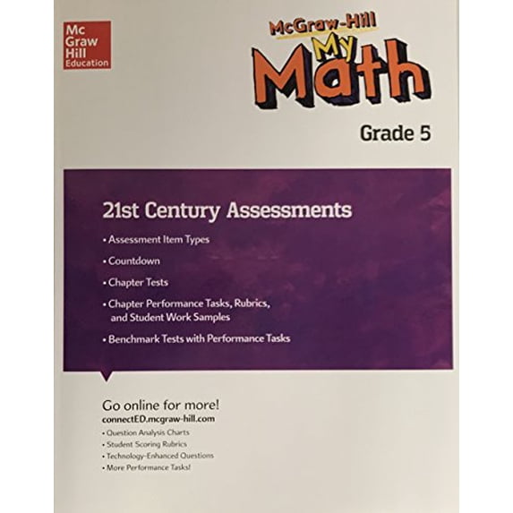 Pre-Owned My Math Grade 5 21st Century Assessments, 9780076674404, 0076674401, Paperback,