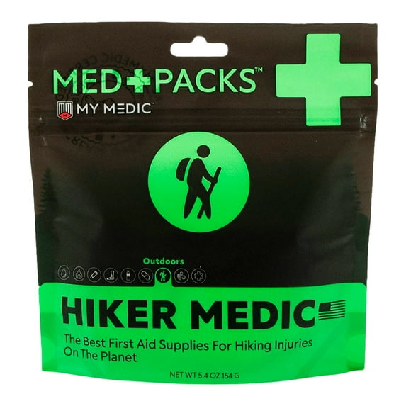 My Medic MED PACKS Hiker Medic Portable Plastic Pouch First Aid Kit 1 Each