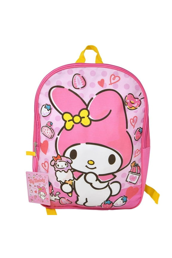 My Melody 15" Pink School Backpack for Girls