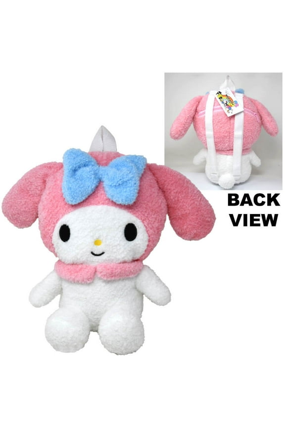 My Melody 16" Chenille Plush Backpack