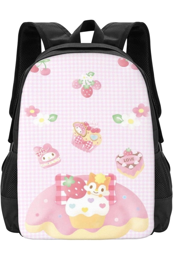 My Melody Backpack Cartoon Multifunctional Backpack Lightweight Backpack Casual Travel Laptop Backpack Pink Backpacks