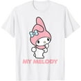 thumbnail image 1 of My Melody Backside Logo DTG Print Unisex T-Shirt, 1 of 5