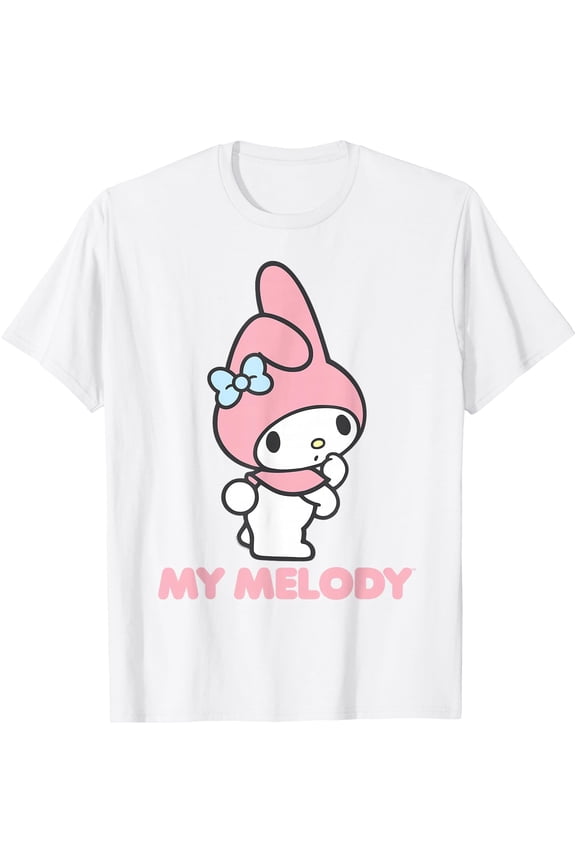 My Melody Backside Logo DTG Print Unisex T-Shirt