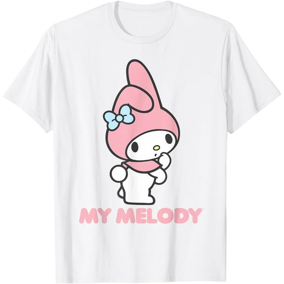 My Melody Backside Logo DTG Print Unisex T-Shirt