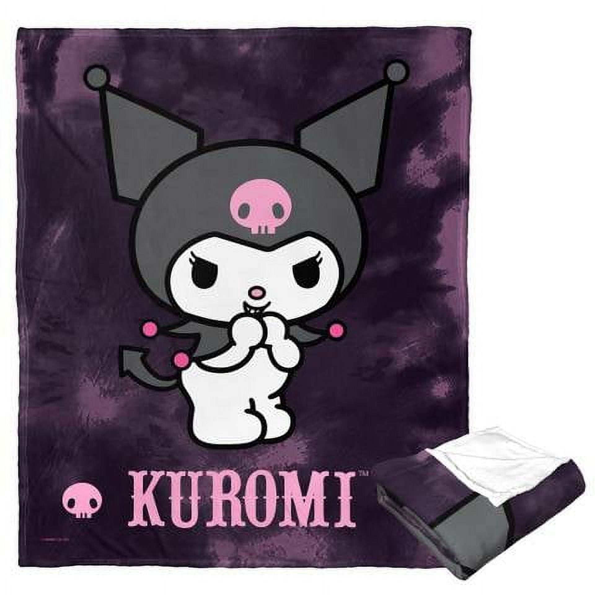 My Melody Bad Kuromi Sanrio Kids Silk Touch Throw Blanket, 50 x 60 ...