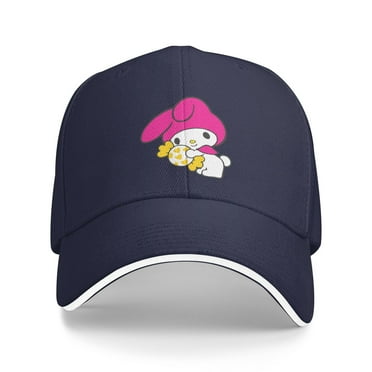 My Melody Baseball Cap Men Women Fashion Classic Adjustable Plain Hat Navy Blue