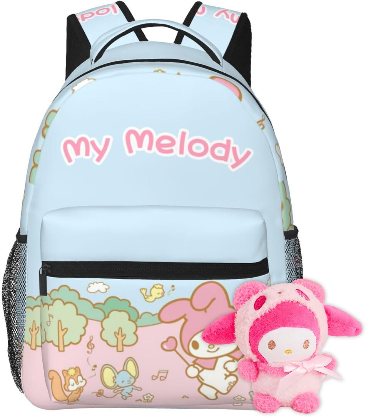 My Melody Bunny Backpack Anime Bunny Backpack Gifts Unisex Travel ...