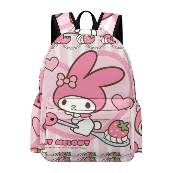 My Melody Cute Anime Travel And Hiking Backpack 42x30x15cm