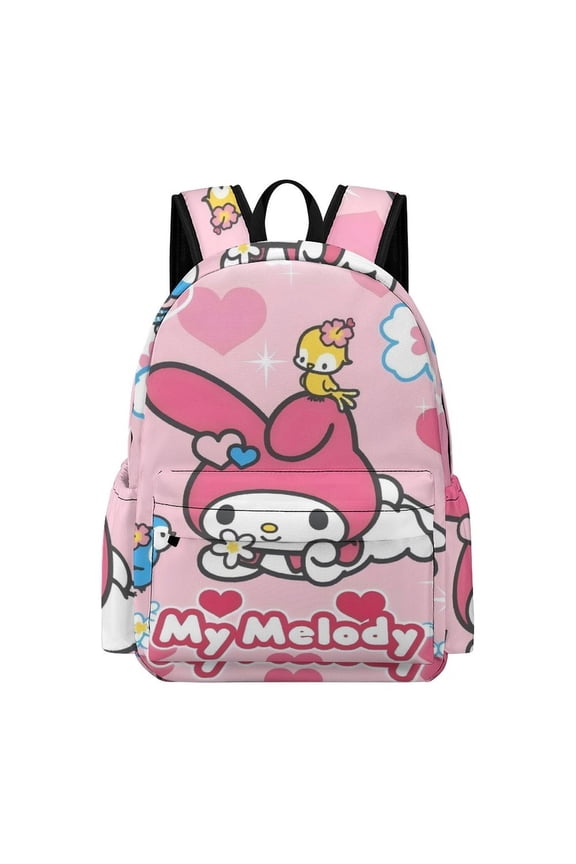 My Melody Cute Anime Travel And Hiking Backpack 42x30x15cm