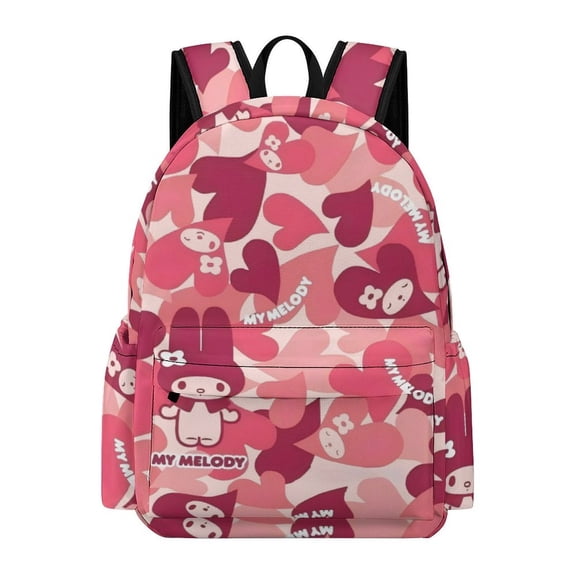 My Melody Cute Anime Travel And Hiking Backpack 42x30x15cm