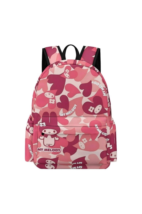 My Melody Cute Anime Travel And Hiking Backpack 42x30x15cm