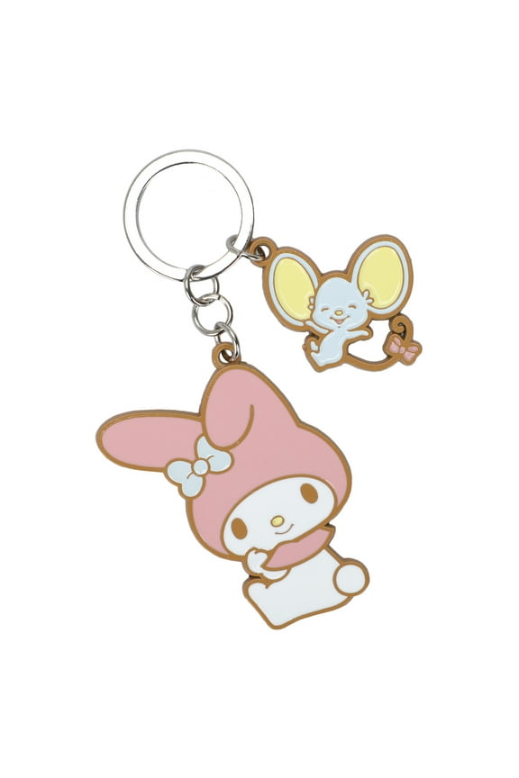 My Melody Flat & My Melody Character Charms Keychain