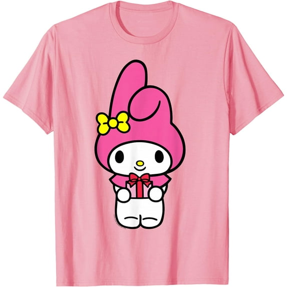 My Melody Gift Present Holiday DTG Print Unisex T-Shirt