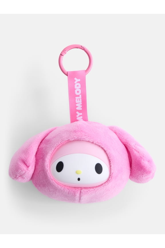 Hello Kitty and Friends Girls' My Melody Plush Bag Charm, Pink