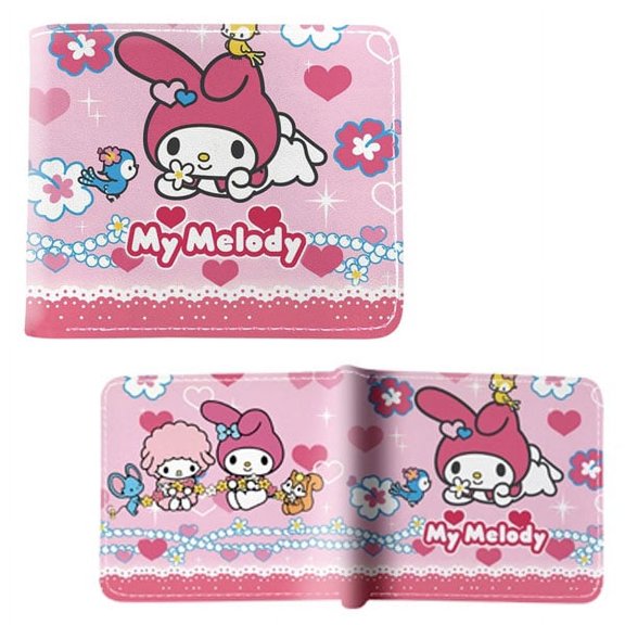 My Melody - Hello Kitty 4x5" Bi-Fold Wallet