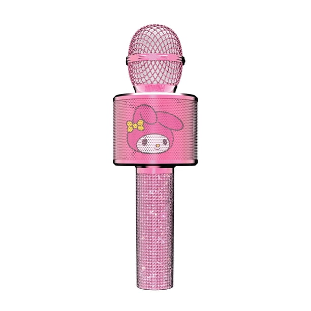 Hello Kitty My Melody Wireless Karaoke Microphone with LED Lights