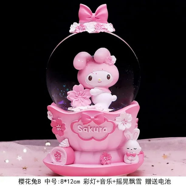 My Melody Kawaii Anime Sanrio Crystal Ball Decoration Cute Cartoon