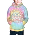 thumbnail image 1 of My Melody Kids' Hoodie 3D Print Sweatshirt Soft Pullover Hooded with Big Pockets Fans Gifts for Boys or Girls Small, 1 of 7