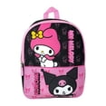 thumbnail image 1 of My Melody & Kuromi Backpack 15" Sanrio Hello Kitty Plain Front, 1 of 5