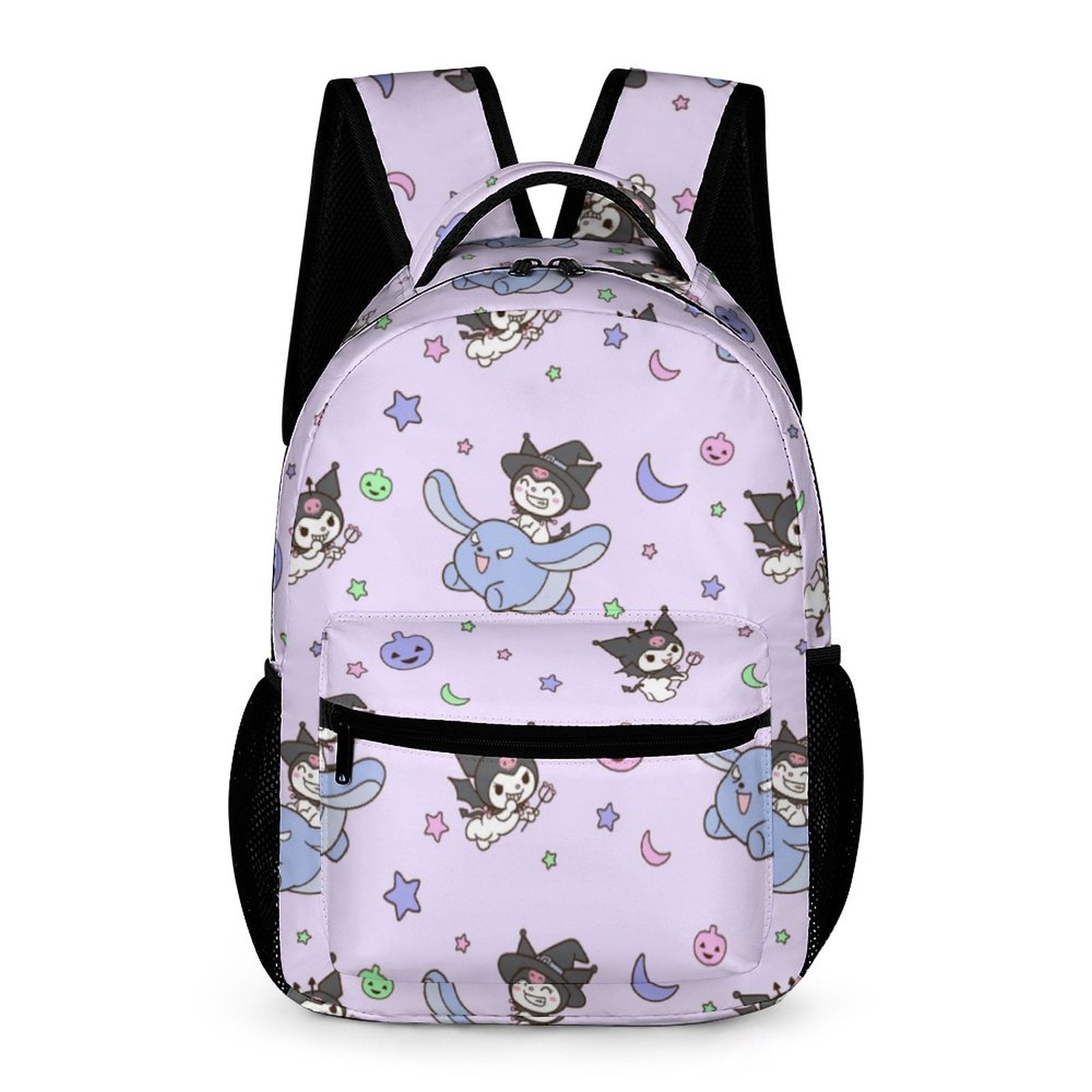 Kuromi PU-Leder Rucksack - Sanrio Anime Umhängetasche Für Mädchen