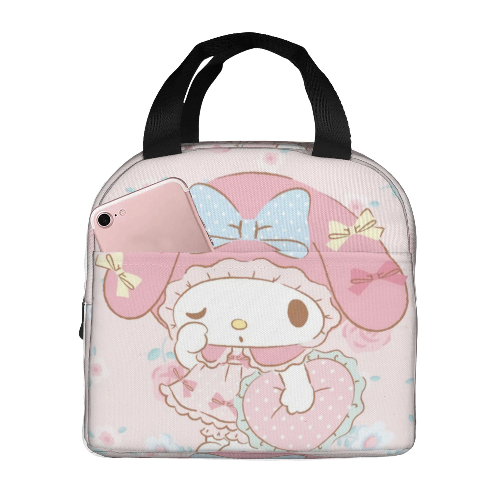 My Melody Lunch Bag Tote Bag Insulated Lunch Box Picnic Beach Fishing ...