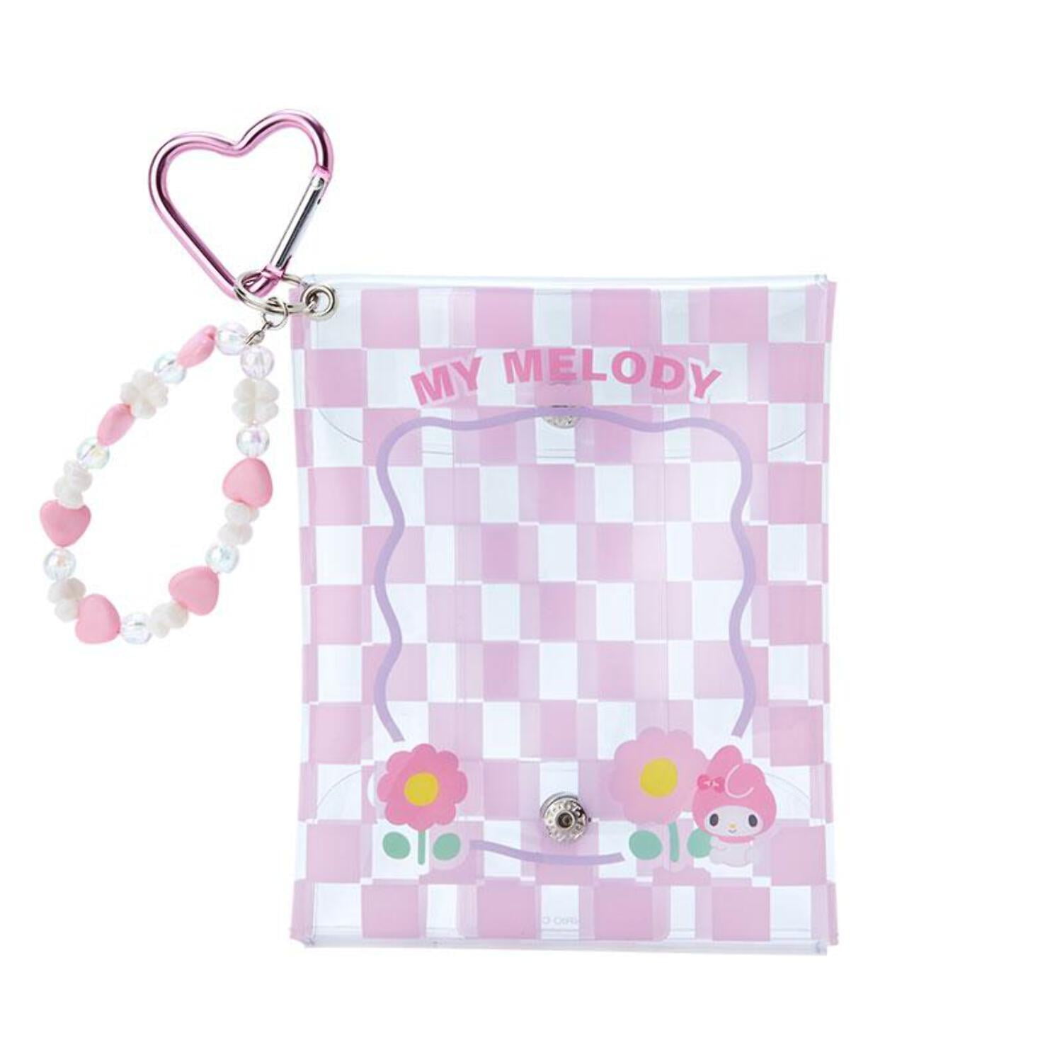 Melody Cheque My Melody Mini Pouch Keychain Sanrio Pastel Check Series - Walmart.com