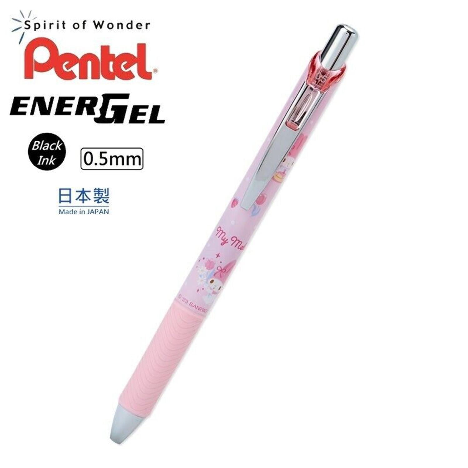 maimero　0716 My Melody Pentel EnerGel Retractable Gel Pen Sanrio Japan